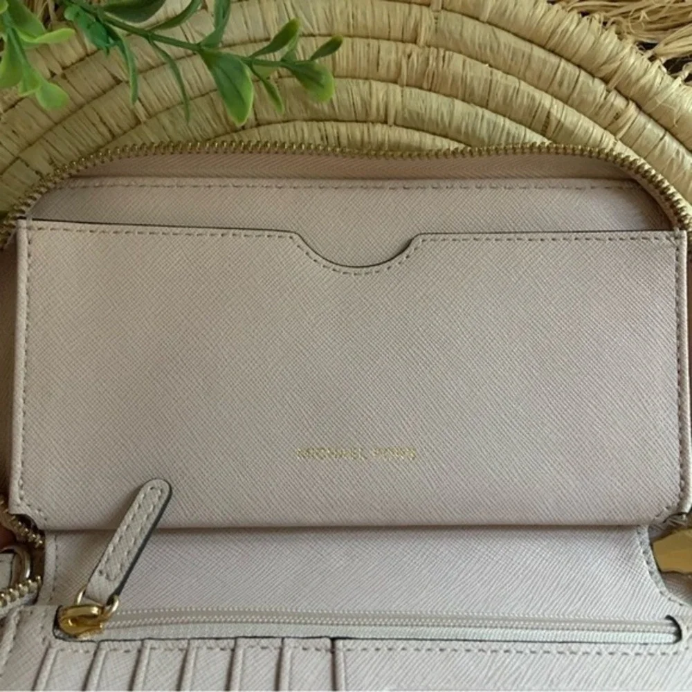 MICHAEL KORS Jet Set Travel Large Flat Multifunctional Phone Case Leather Wallet